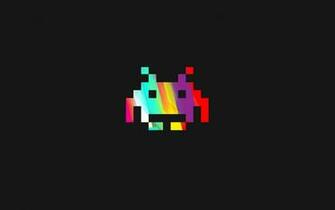 Retro Bit Pixelart Wallpaper