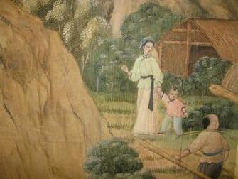 Very Fine 18th Century Chinese Handpainted Wallpaper At 1stdibs