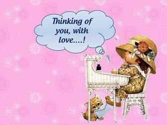 Thinking Of You Wallpaper