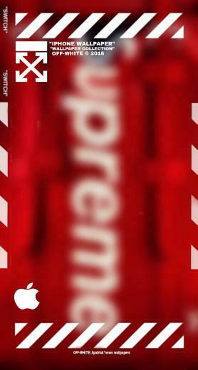 Off White Supreme Wallpaper In