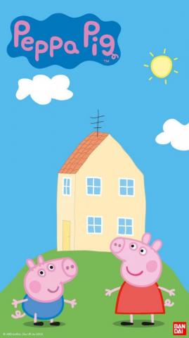 Peppa Pig House Wallpaper Top Background