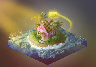 T Ng H P Wallpaper 4k Kame House V I C Nh N Ph Fan