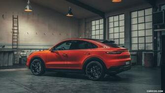 Porsche Cayenne Coupe Rear Three Quarter HD Wallpaper