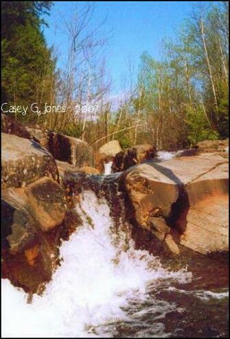 Spring Thaw Flow On Upper Tier Slab Ii Giant Mountain