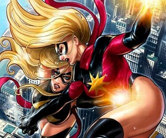 Ms Marvel Superhero Sexy Babe Wallpaper