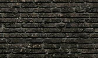 Pin Dark Brick Black Wallpaper