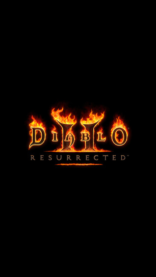 Diablo Resurrected Logo Wallpaper 4k