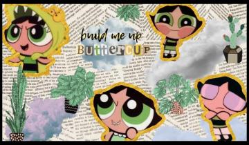 Powerpuff Girls Aesthetic Vintage Desktop Wallpaper Buttercup