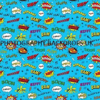 Fun122 Comic Superhero By Photography Backdrops Uk