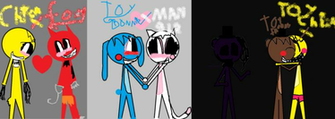Foxy X Chica Mangle Toy Bonnie Amd By