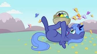 Happy Easter Ponies Princess Luna My Little Pony Friendship