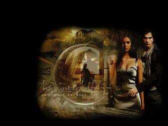 Delena Damon Amp Elena Wallpaper