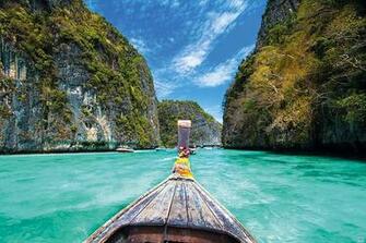 Great Art Longtail Boat Trip To Paradise Wall Decoration Mural
