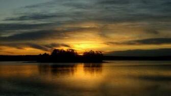 Maine Sunset Wallpaper