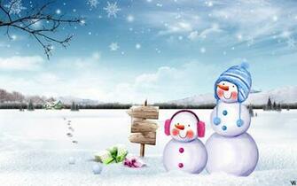Snowman Wallpaper