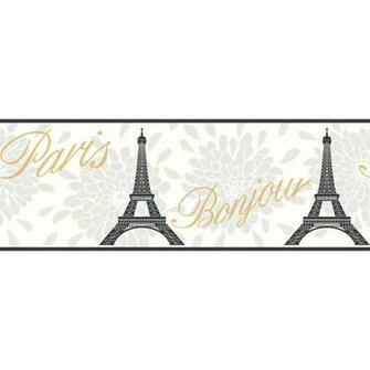 York Wallcovering Cool Kids Paris Border Ks2266b