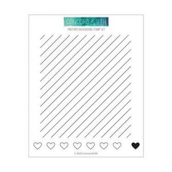 Pinstripe Background Concord 9th Clear Stamps Ellen Hutson Llc