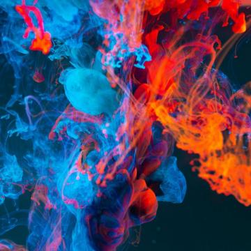 Wallpaper Paint Liquid Abstract Colorful