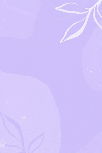 Memphis Leaves Pattern On Purple Background Premium Image By