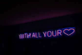 Aesthetic Purple Neon Computer Wallpaper
