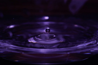 Clean Close Up Drop Of Water Droplet Liquid Macro Ripple Wallpaper