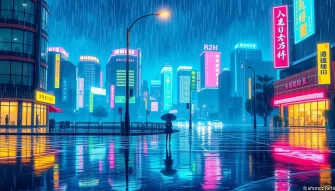 Anime Rain Wallpaper