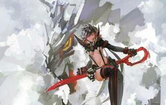 Wallpaper Art Painting Ryuko Mata Kill La Ryuu Did Matoi