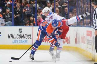 Oilers Vs Rangers New York Photos