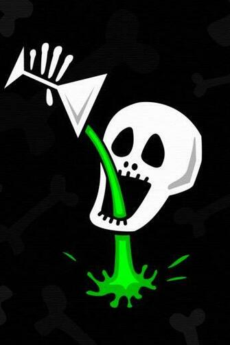 Wallpapertock Net Comic Skull iPhone 4 Html