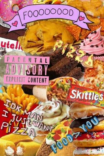 Collage Dylan O Brien And Junk Food