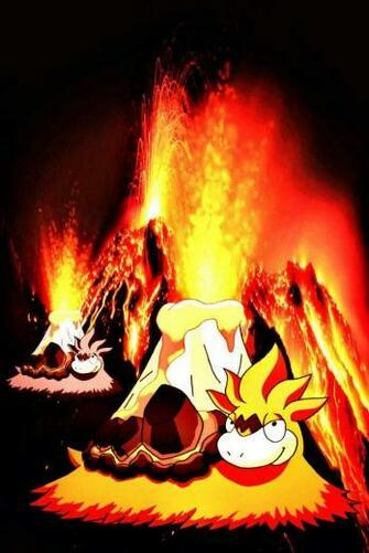 A Custom Made Mega Camerupt Wallpaper Pok Mon Go Art Amino