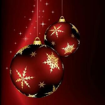 iPad Wallpaper Christmas Ornaments Mini