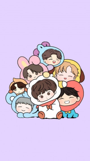 Bts Chibi Wallpaper