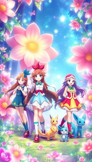Pok Mon Girls Wallpaper