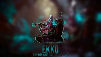 League Of Legends Ekko Wallpaper By Mathiashenr