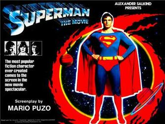 Superman The Movie Wallpaper Stock Photos