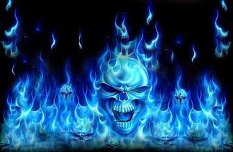 Blue Skull HD Wallpaper Best