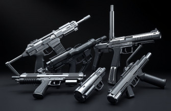 3d Guns Wallpaper