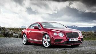 Bentley Continental Gt Speed Coupe Candy Red Front HD