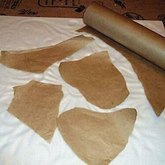 Need Elmer S Glue And Water Or Matte Mod Podge Brown Craft Paper