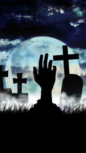 Zombie Cemetery Hand Wallpaper iPhone