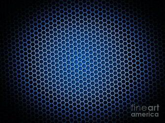 Honeycomb Background Blue By Henrik Lehnerer
