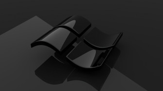 Windows Logo Black Minimal 4k Resolution HD