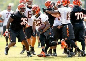 Jeremy Hill Bengals Preseason Cincinnati Rookie