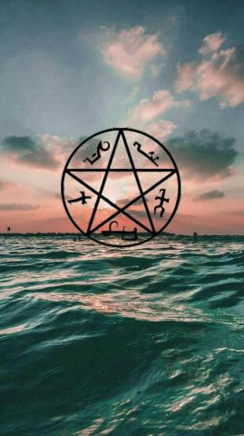 Devils Trap Supernatural Spn Fandom Wallpaper Sun Sea