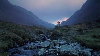 The Great Lakes Cyclist On Mountain Bike Honister Pass Lake