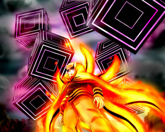 Naruto Baryon Mode Wallpaper
