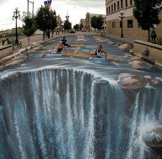 3d Art Street Painting