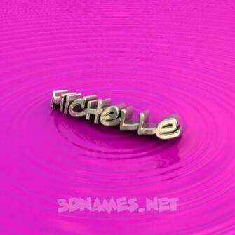 Pre Of Pink Graffiti For Name Michelle