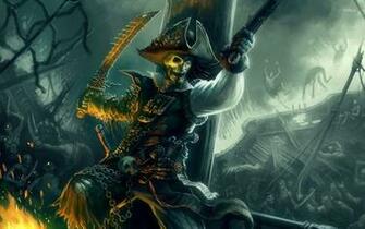 Skeleton Pirate Wallpaper HD